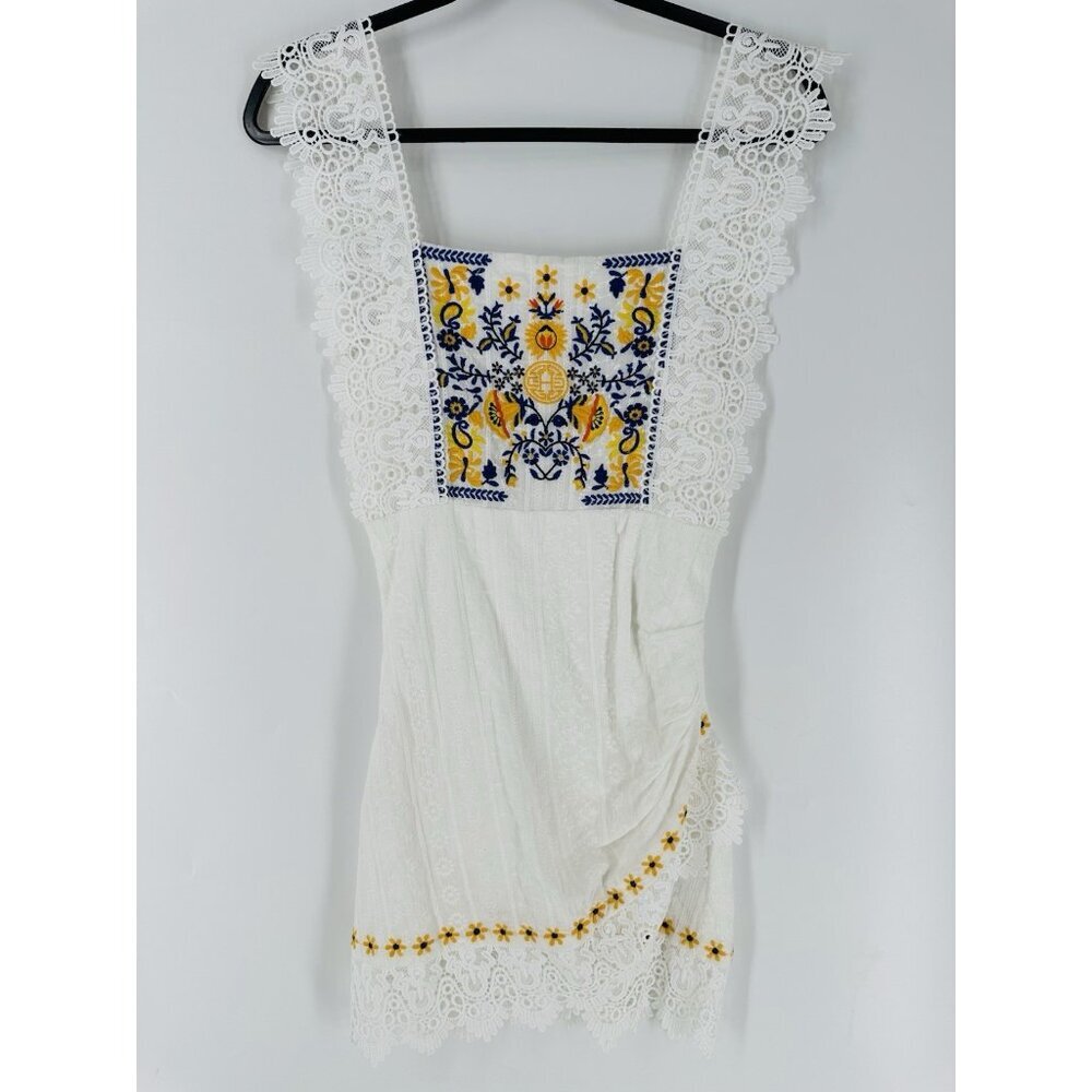 Herencia Collection Angelita Mini Embroidered Dress Women’s XS EUC